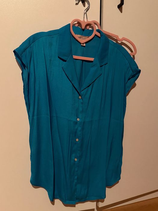 Maieu fără mâneci albastru deschis