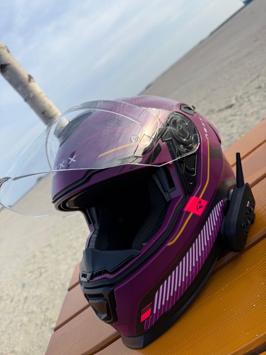 Nexx Y.100R Baron Aubergine Cască Moto