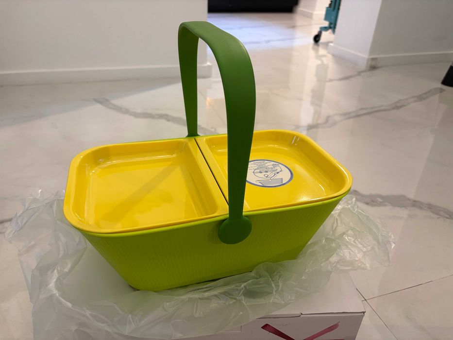 Cutie hrana animale design Alessi PetNic original noua