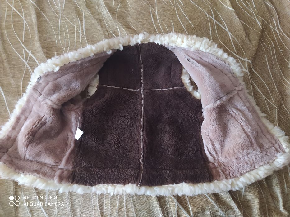 Жилет из овчины. Детский