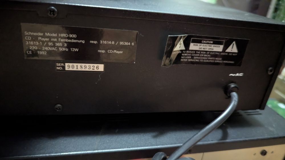 Cd player Schneider Hiro 900