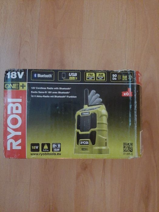 Ryobi R18BR-O,radio cu Bluetooth NOU