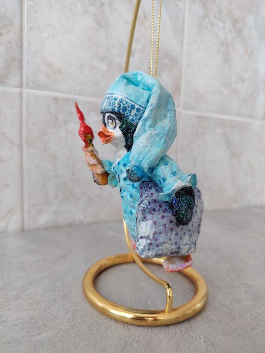 Ёлочная ватная игрушка