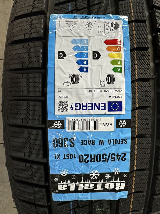 Нови Зимни Гуми ROTALLA SETULA W RACE S360 245/50R20 105T XL БОРД 2455020