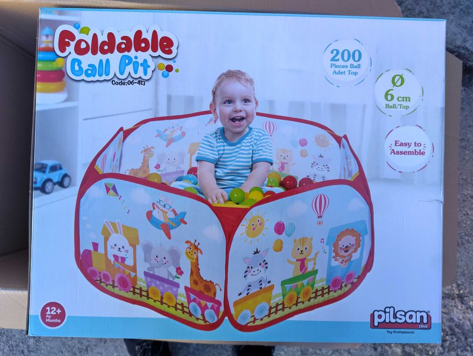 PILSAN сгъваем басейн с топки 200 БРОЯ