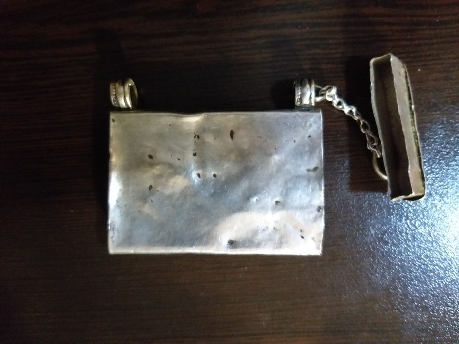 Suport argint pentru amulete  anii 1900
