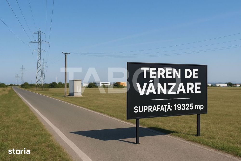 Oportunitate de investit teren constructii zona Industriala Vest Sibiu