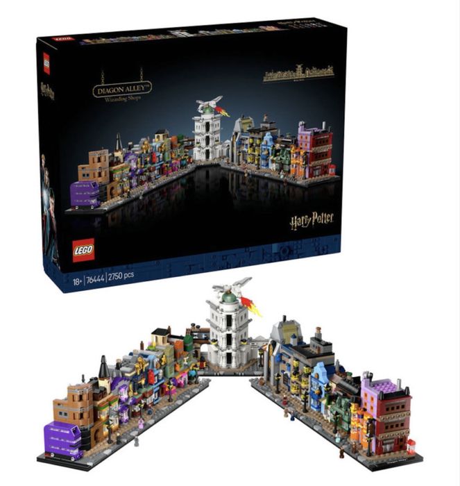 LEGO® Harry Potter TM - Magazine vrajitoresti pe Aleea Diagon 76444, 2750 piese