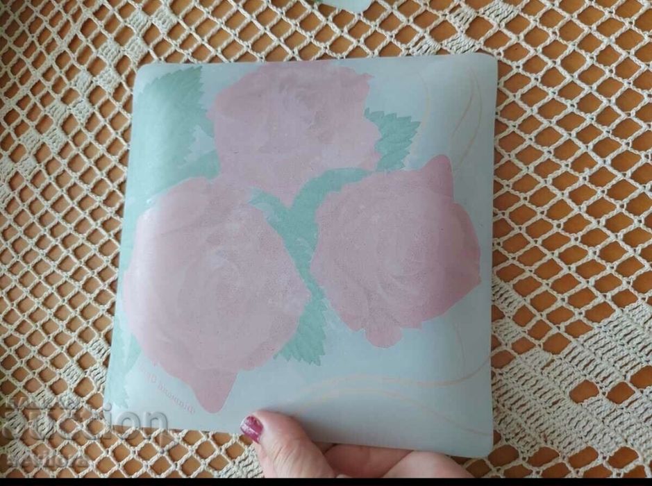 Стъклен комплект за хранене от 2 части