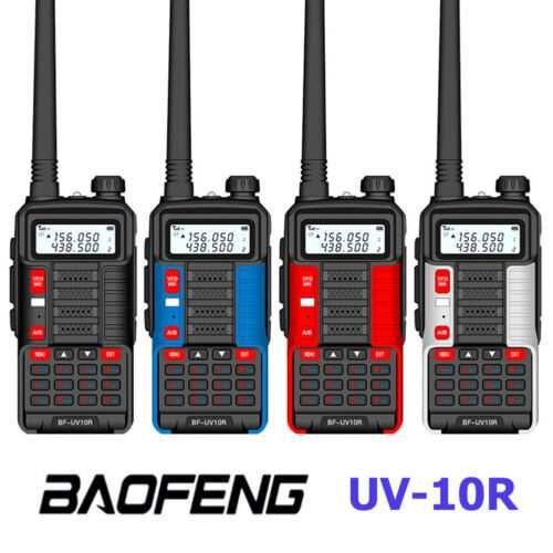 %Нова Baofeng 10R Plus 20W 8800mAh Радиостанция 128 канала LED фенерче