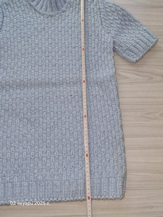 Плетен пуловер р-р S