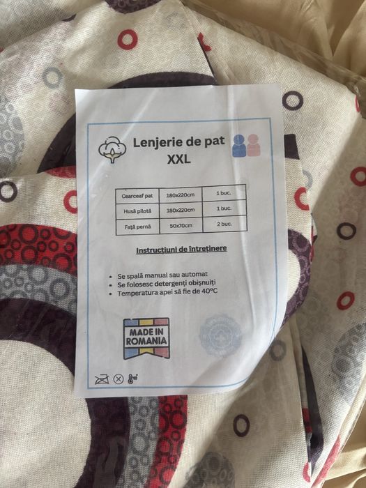 Lenjerie de pat xxl din bumbac
