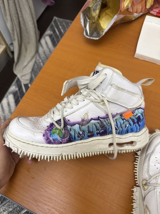 Vand Air Force 1 Off White Graffiti White