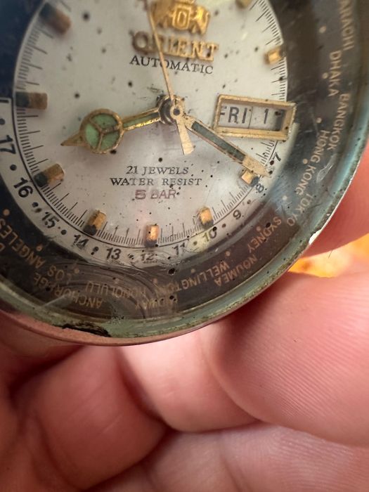 ORIENT World Time Automatic. 70-те години на миналия век.