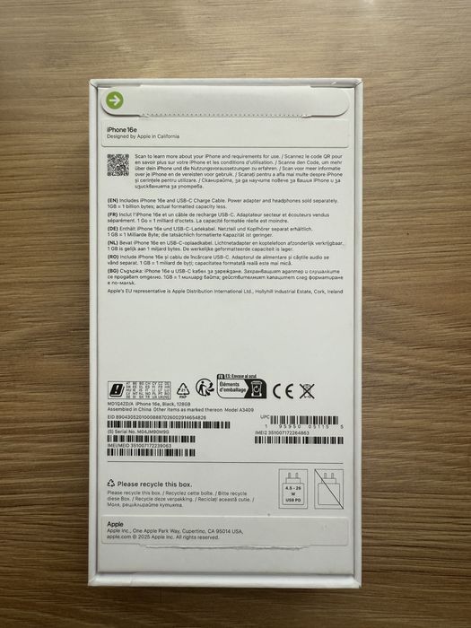 Iphone 16e Nou!