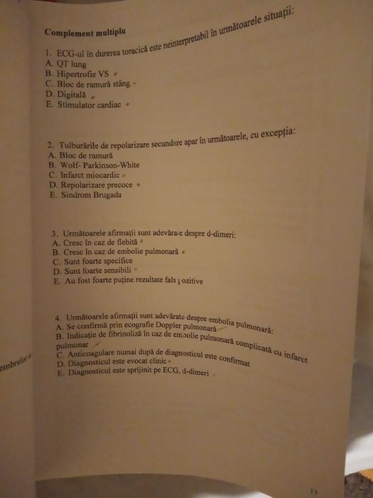 vand carti medicina generala anii I-VI