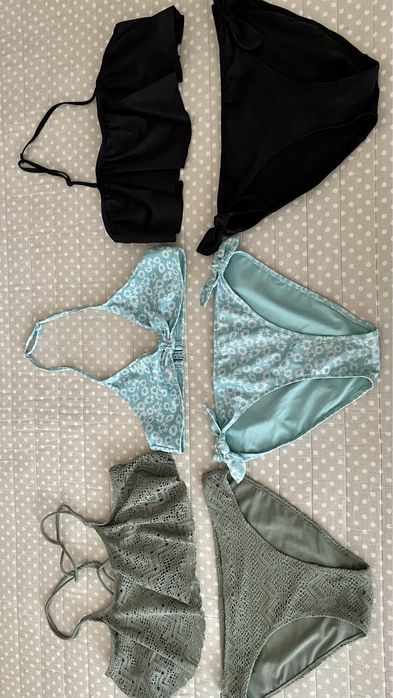 Три чифта бански H&M, размер 12-14 г.