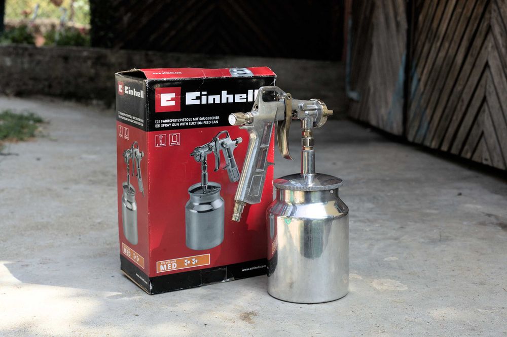 Пистолет за боядисване Einhell EFPS 2005, 3-4 бара, долно казанче