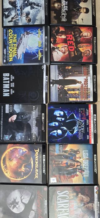 Filme blu-ray steelbook și 4k