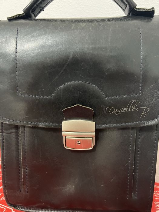 Geanta de piele naturala barbati