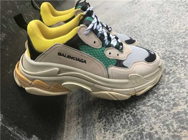 Balenciaga Triple S - Grey/Tan/Olive