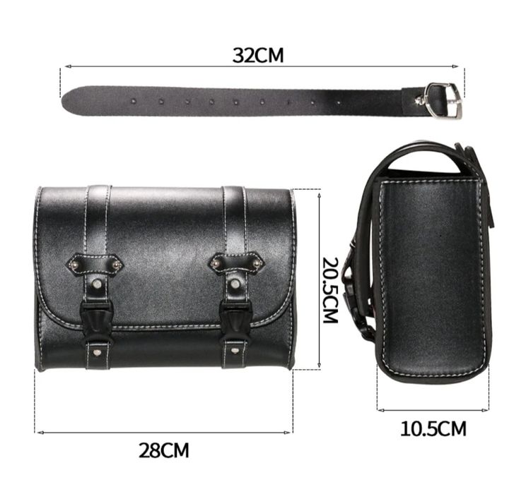 Geanta spate moto custom bobber chopper cruiser