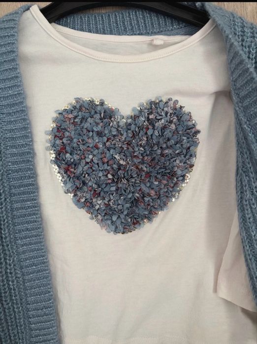 Cardigan si bluza fetite C&A marimea 92