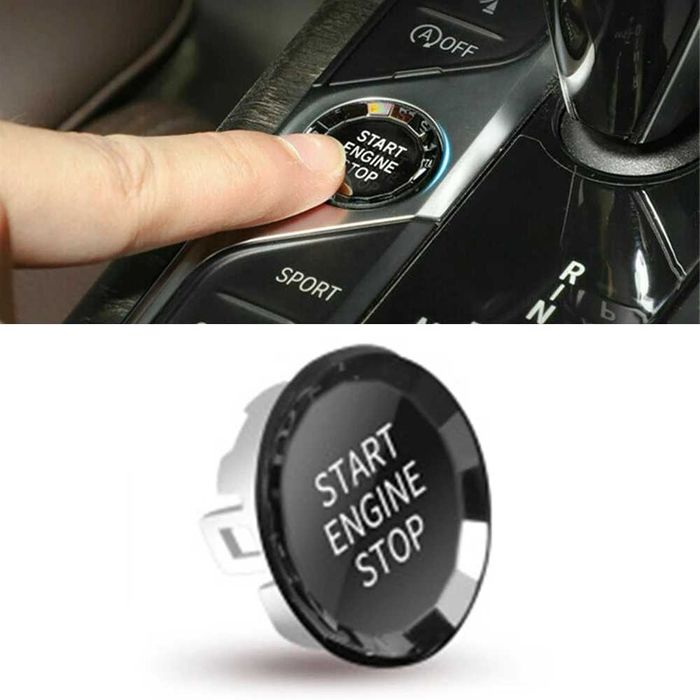 Buton Pornire Start Stop Cristal BMW Seria G, G20 G05 G06 G07 14 15 22