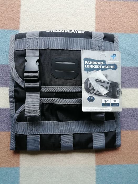 Husa / manschette susținere ghidon bicicletă TEAMPLAYER 9L (doar sistemul de montare)