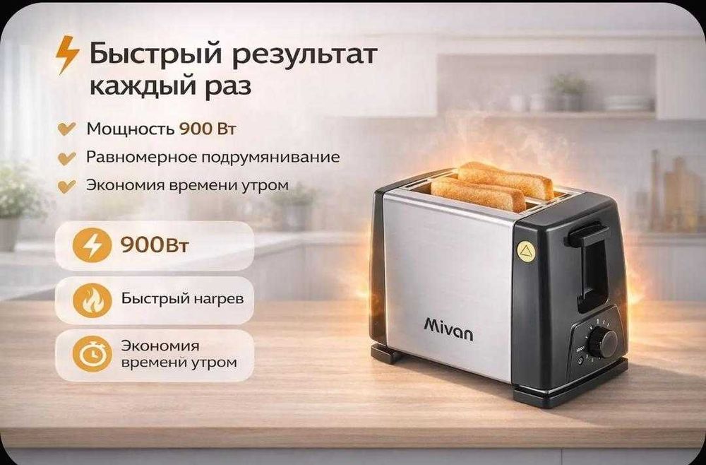 Тостер (новый в упаковке)