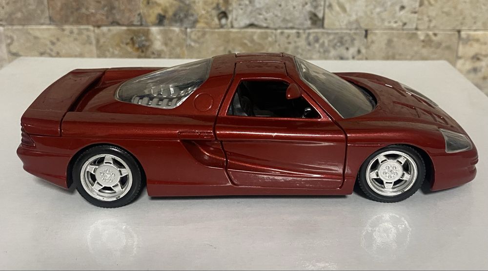 Rar! Machetă Guiloy Mercedes Benz C112, 1:24, grena, Spania