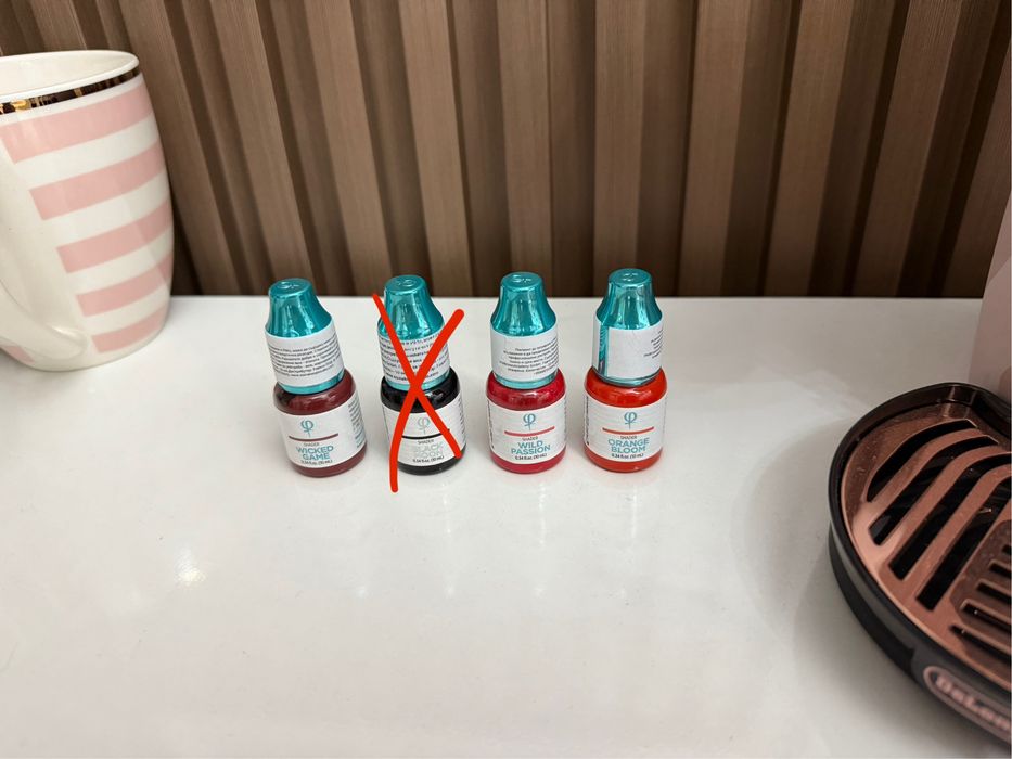 Perma blend Пигменти за перманентен грим Phiacademy