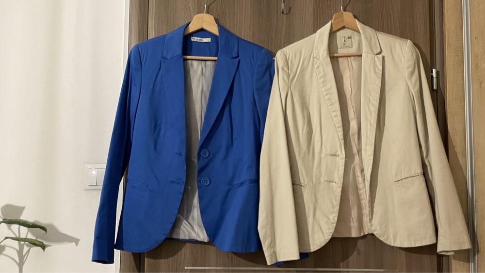 Sacou dama Stradivarius, S, Bej