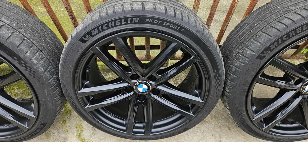 4бр. Алуминиеви джанти с гуми за BMW 5x120 74.1 4x9J ET37
