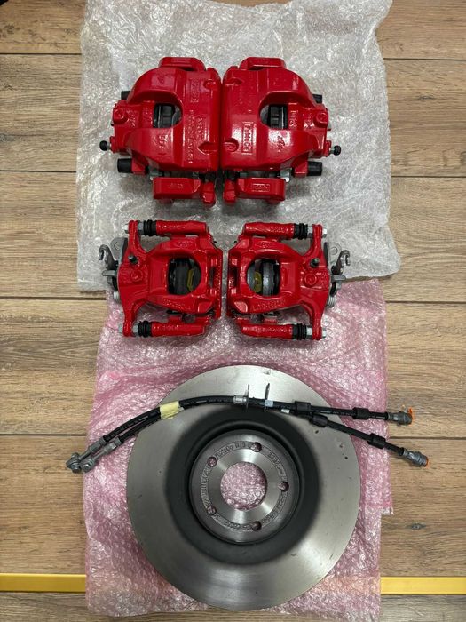 Set fata / spate placute frana cu etrieri + discuri FORD PUMA ST