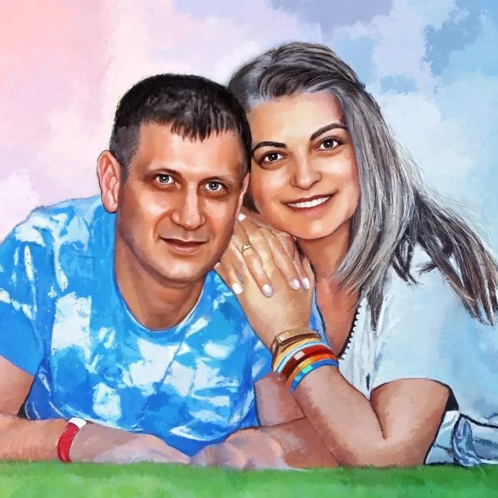 Портрети дигитално рисувани