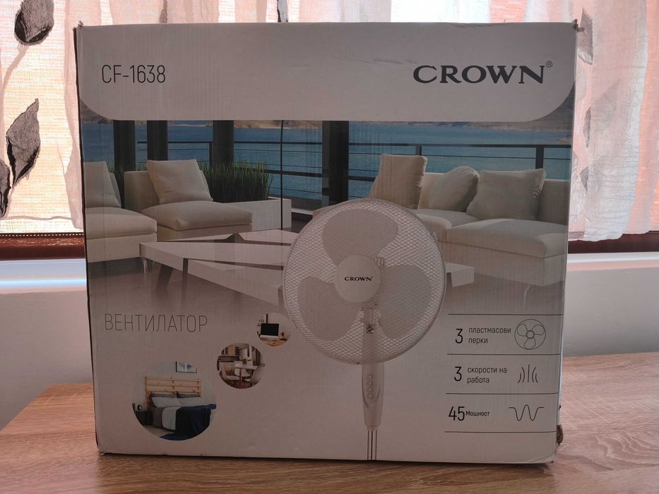 Вентилатор Crown CF1638