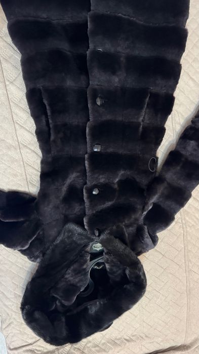 Шуба норка+мутон