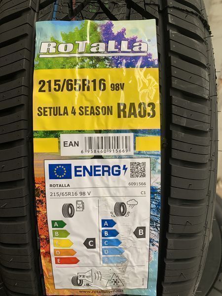 Нови всесезонни ROTALLA RA03 215/65R16 98V НОВ DOT 2156516