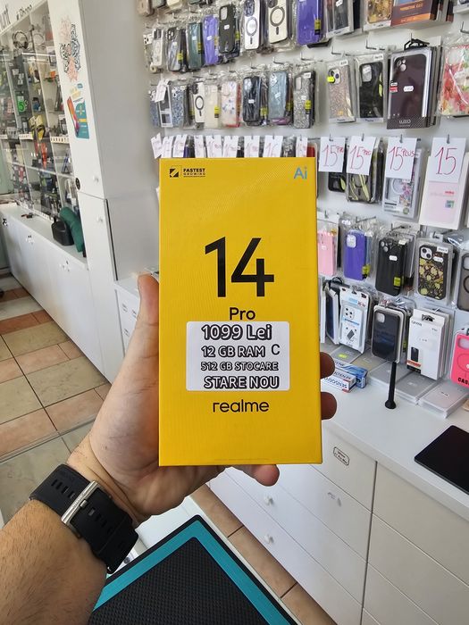 Realme 14 Pro, 12/512 GB, Sigilat, Garanție