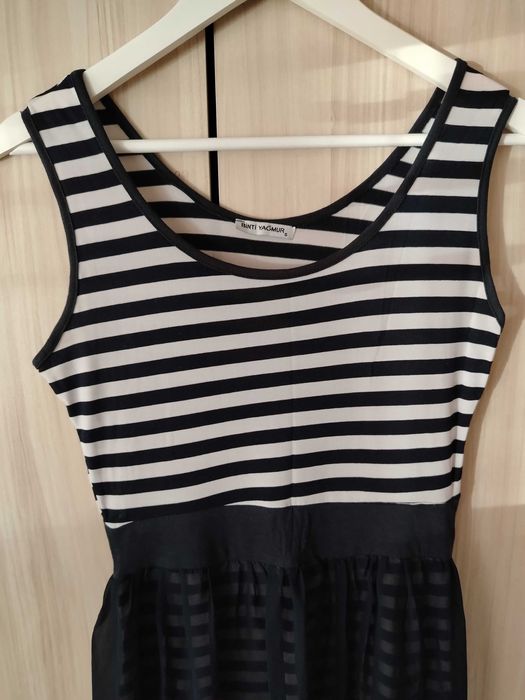 Рокля дълга с тюл