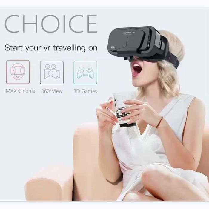 Очила за виртуална реалност VR Glass es + джойстик За смартфон до 7.2”