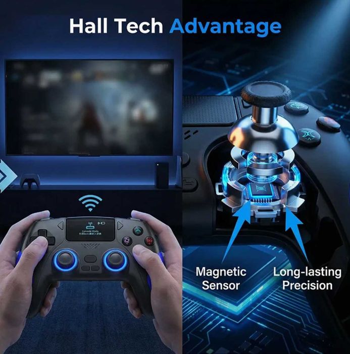 Controller wireless CM-620 – Hall Effect – PS4 / Switch / PC / Telefon