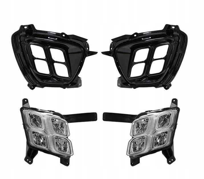 Туманка лед комплект киа соренто 2016-/kia sorento 2016-