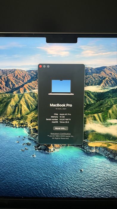 Macbook Pro M1 pro chip. 10/10