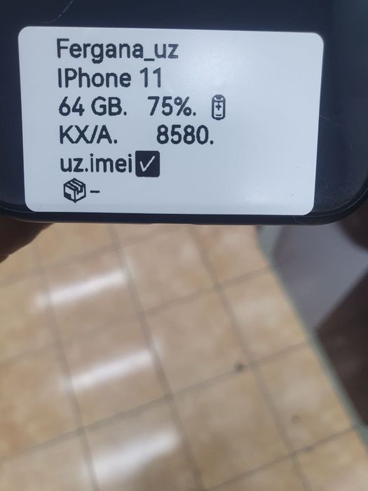 Iphone 11 Ideal holatda