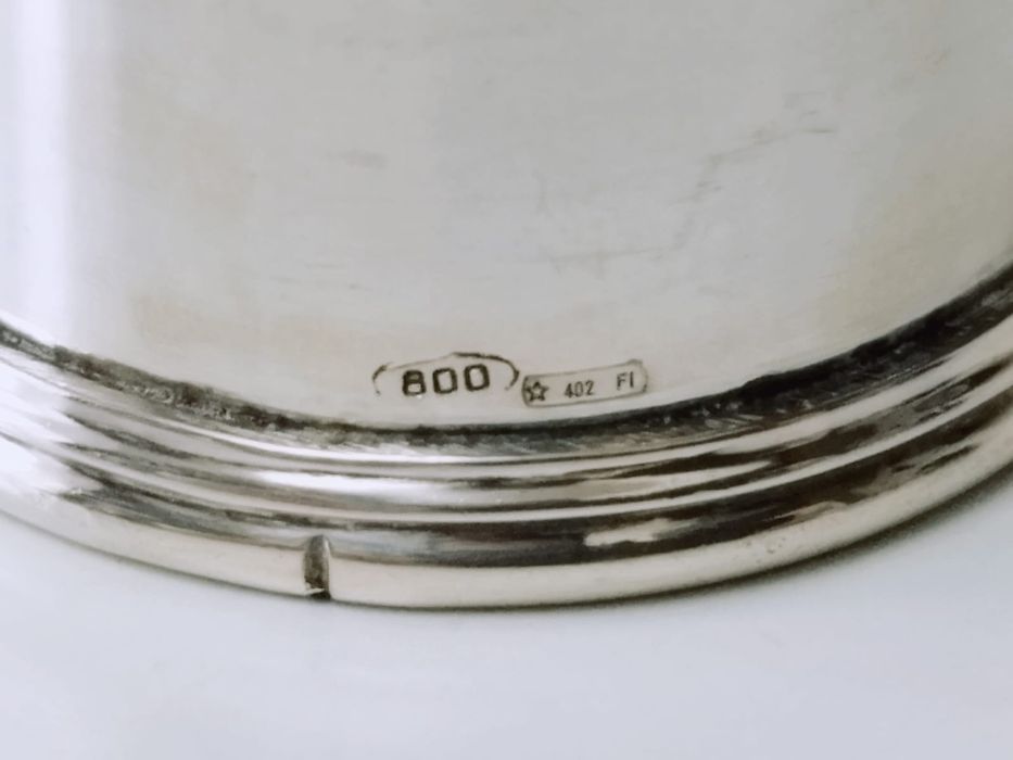 Inel Servetele argint 800 , Italia