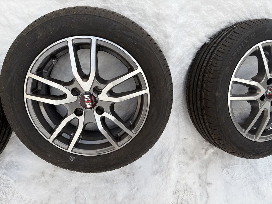 Диски с резиной разболтовка 4.98, резина 195/55/15