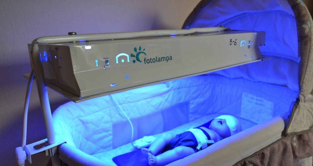 Фотолампа, помогаем малышу побороть желтушку