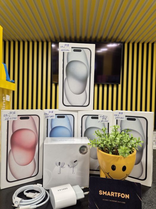 Iphone 15,128гб,Kaspi0-0-24